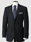 Mahogany Collection Charcoal Suit with Blue Windowpane - Hickey Freeman |  SamsTailoring |  Sam's Fine Men's Clothing