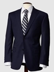 Hart Schaffner Marx Navy Stripe Suit 133750270068 - Suits | Sam's Tailoring Fine Men's Clothing