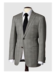 Hart Schaffner Marx Black and White Sportcoat with Blue Windowpane 844429200326, Sportcoats