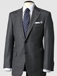 Hickey Freeman Tailored Clothing: Mahogany Collection Grey Suit with Navy Windowpane A03031302000 - SamsTailoring | Fine Men's Clothing