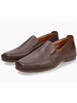 Dark Brown Rubber Sole Men's Slip On | Mephisto Men's Shoes | Sam's tailoring