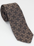 Robert Talbott Brown Estate Tie Embossed Geometric 43641I0-04 - Ties/Neckwear | Sam's Tailoring | Fine Men's Clothing