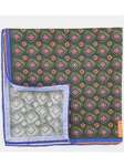 Robert Talbott Green Pocket Square 165" 30259-03 - Pocket Squares | Sam's Tailoring Fine Men's Clothing