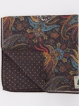 Robert Talbott Brown Estate Pocket Square 15" 30359-02 - Pocket Squares | Sam's Tailoring Fine Men's Clothing