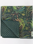 Robert Talbott Green Estate Pocket Square 15" 30359-04 - Pocket Squares | Sam's Tailoring Fine Men's Clothing