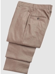Hickey Freeman Tailored Clothing Tan Wool Cashmere Trousers 035604001 - Trousers | Sam's Tailoring Fine Men's Clothing