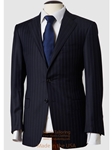 Hickey Freeman Tailored Clothing Mahogany Collection Navy Striped Suit 035303016F19 - Suits and Sportcoats | Sam's Tailoring Fine Men's Clothing