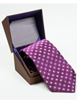 Robert Talbott Rose Pink with White Ornamental Design Estate Tie SAMSUITGALLERY-59 - Spring 2015 Collection Estate Ties | Sam's Tailoring Fine Men's Clothing