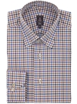 Robert Talbott Multi-Colored Check Medium Spread Collar Trim Fit Estate Sutter Dress Shirt F2212T7V-53 - Spring 2015 Collection Dress Shirts | Sam's Tailoring Fine Men's Clothing