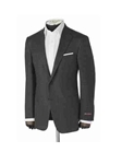 Hickey Freeman Wool Cashmere Blend Grey Blue Check Sport Coat 45501706B004 - Fall 2014 Collection Sport Coats and Blazers | Sam's Tailoring Fine Men's Clothing