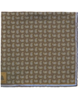 Robert Talbott Mini-Paisley Design RT Pocket Square 16½ Inches 10021 - Spring 2015 Collection Pocket Squares | Sam's Tailoring Fine Men's Clothing