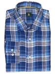 Robert Talbott Classic Plaid Check Design Wide Spread Collar Anderson Sport Shirt LUM15S17 - Spring 2015 Collection Sport Shirts | Sam's Tailoring Fine Men's Clothing