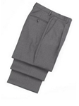 Hickey Freeman Grey Traveler Wool Pleated Trousers 45600500PB077 - Spring 2015 Collection Trousers | Sam's Tailoring Fine Men's Clothing