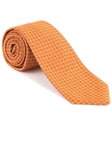 Robert Talbott Orange with Geometric Design Silk Beach Club Estate Tie 43695I0-02 - Fall 2015 Collection Estate Ties | Sam's Tailoring Fine Men's Clothing