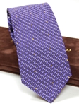 Robert Talbott Amethyst with Geometric Design Seven Fold Tie - Spring 2015 Collection Seven Fold Ties | Sam's Tailoring Fine Men's Clothing