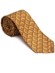 Robert Talbott Gold with Geometric Design Pebble Beach Silk Seven Fold Tie 51901M0-04 - Fall 2015 Collection Seven Fold Ties | Sam's Tailoring Fine Men's Clothing