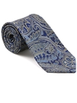 Robert Talbott Blue with Paisley Design Silk Hearst Castle Seven Fold Tie 51890M0-02 - Spring 2016 Collection Seven Fold Ties | Sam's Tailoring Fine Men's Clothing