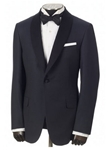 Hickey Freeman Navy Jacquard Dinner Jacket 51598101B038 - Spring 2015 Collection Formal Wear | Sam's Tailoring Fine Men's Clothing