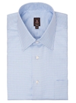 Robert Talbott Blue and White Hounds Tooth Estate Sutter Dress Shirt F9279A3U-71 - Spring 2015 Collection Dress Shirts | Sam's Tailoring Fine Men's Clothing