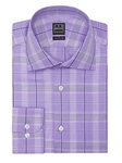 Ike Behar Black Label Regular Fit Check Dress Shirt Purple 28B0581-500 - Spring 2015 Collection Dress Shirts | Sam's Tailoring Fine Men's Clothing