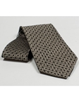 Jhane Barnes Black with Gray Geometric Design Silk Tie JLPJBT0063 - Ties or Neckwear | Sam's Tailoring Fine Men's Clothing