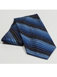 Jhane Barnes Gray Sky Blue with Stripes Silk Tie JLPJBT0090 - Ties or Neckwear | Sam's Tailoring Fine Men's Clothing