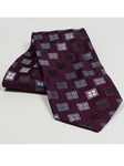 Jhane Barnes Old Mauve with Geometric Design Silk Tie JLPJBT0092 - Ties or Neckwear | Sam's Tailoring Fine Men's Clothing