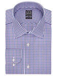 Ike Behar Black Label Regular Fit Check Dress Shirt Multi-Color 28B0741-474 - Dress Shirts | Sam's Tailoring Fine Men's Clothing