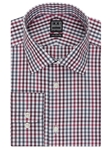 Ike Behar Black Label Regular Fit Check Dress Shirt Multi-Color 28B0759-610 - Dress Shirts | Sam's Tailoring Fine Men's Clothing