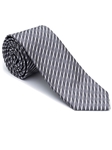 Robert Talbott Charcoal with Stripes Post Ranch Estate Tie 43869I0-08 - Spring 2016 Collection Estate Ties | Sam's Tailoring Fine Men's Clothing