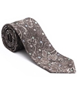 Robert Talbott Taupe Yarn Dyed Overprint Silk Seven Fold Tie 51152M0-06 - Spring 2016 Collection Seven Fold Ties | Sam's Tailoring Fine Men's Clothing