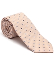 Robert Talbott Orange and White with Dots Peninsula Estate Tie 43858I0-02 - Spring 2016 Collection Estate Ties | Sam's Tailoring Fine Men's Clothing