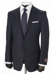 Hickey Freeman Solid Navy Traveler Suit 45300502B003 - Fall 2015 Collection Suits | Sam's Tailoring Fine Men's Clothing