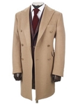 Hickey Freeman Camel Hair Double-Breasted Overcoat 55106702765 - Fall 2015 Collection Outerwear | Sam's Tailoring Fine Men's Clothing