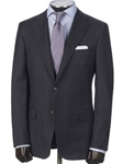 Tasmanian Charcoal Plaid Suit | Get $100 Off on Hickey FreeMan Suits  | sams Tailoring