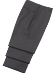 Grey Textured Fall Treveler Trousers | Hickey FreeMan Trousers Collection | Sams Tailoring