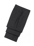 Flat Front Black Traveler Trousers | Hickey FreeMan Trousers Collection | Sams Tailoring