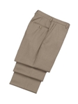 Wool Flat Front Tan Traveler Trousers | Buy  Hickey FreeMan's  Suits | Sams Tailoring