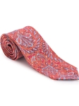 Robert Talbott Ruby with Orange Paisley Design Regent Seven Fold Tie 50025M0-03 - Spring 2016 Collection Seven Fold Ties | Sam's Tailoring Fine Men's Clothing