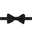 Robert Talbott Black Faille Bow Tie 010010A-01 - Spring 2016 Collection Bow Ties and Sets | Sam's Tailoring Fine Men's Clothing