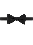 Robert Talbott Black Faille Bow Tie 010010B-01 - Spring 2016 Collection Bow Ties and Sets | Sam's Tailoring Fine Men's Clothing