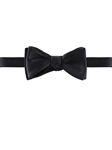 Robert Talbott Solid Black Satin Bow Tie 010280A-01 - Spring 2016 Collection Bow Ties and Sets | Sam's Tailoring Fine Men's Clothing