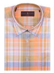 Orange, White & Green Plaid Sport Shirt |  Robert Talbott Sport Shirts Collection 2016 | Sams Tailoring