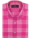 Pink and White Plaid Sport Shirt TSM16074-01 - Robert Talbott Spring 2016 Collection Suits and Sport Coats - Custom and Ready-Made | Sam's Tailoring Fine Men's Clothing