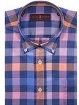 Navy, Pink & Purple Plaid Sport Shirt |  Robert Talbott Sport Shirts Collection 2016 | Sams Tailoring