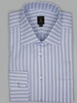 Sky Stripe Trim Fit Dress Shirt | Robert Talbott Spring Collection 2016 | Sams Tailoring