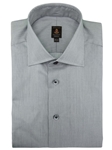 Hex Grey Trim Fit Dress Shirt | Robert Talbott Spring Collection 2016 | Sams Tailoring