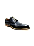 Black-Antracite Veloce Wingtip Shoe| Jose Real Men's collection 2016 | Sams Tailoring