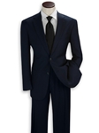 Hart Schaffner Marx Blue Solid Suit 195-389219-054 - Suits | Sam's Tailoring Fine Men's Clothing