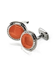 Orange Alligator Carved Cufflink | M-Clip New Cufflinks Collection 2016 | Sams Tailoring